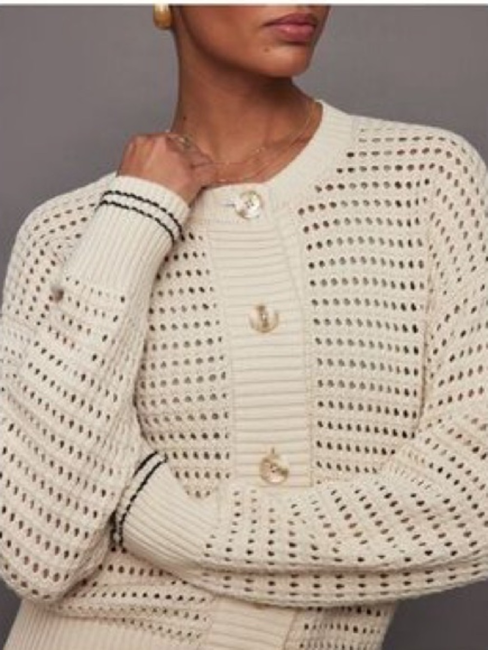 $20 Magaschoni XL Chunky Sweater Cardigan